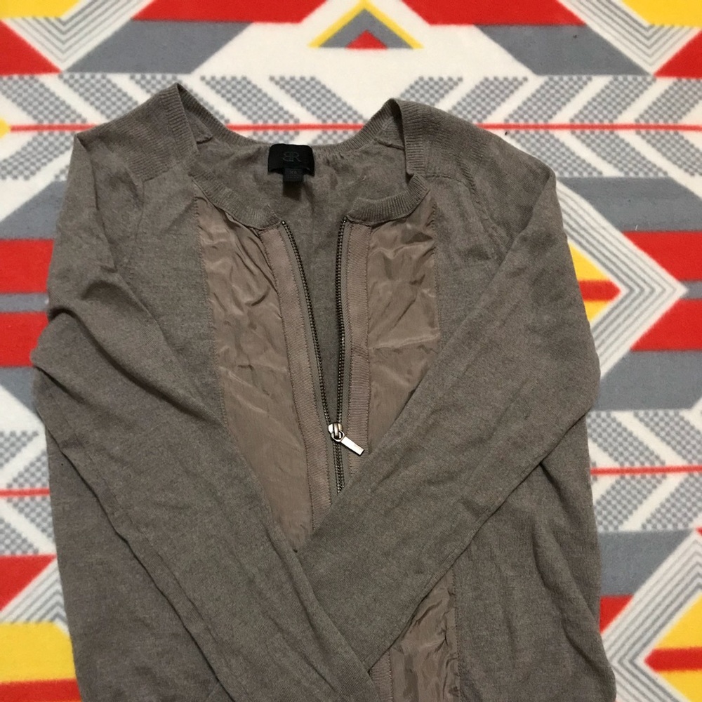 Banana Republic cardigan zippered wool